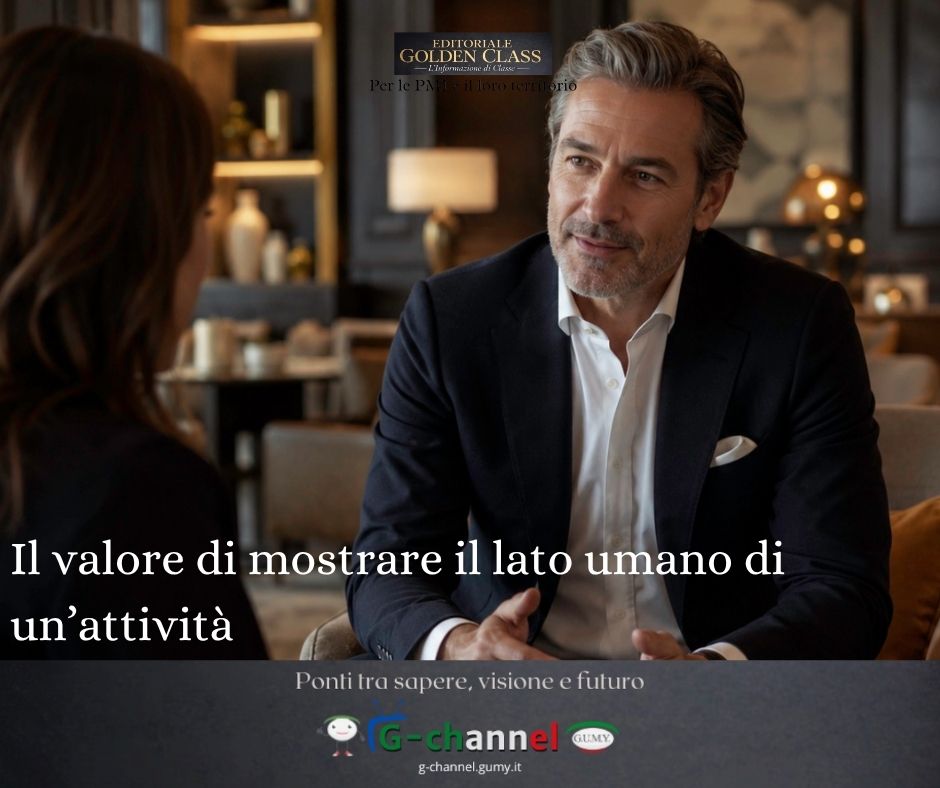 Il valore di mostrare il lato umano di un’attività